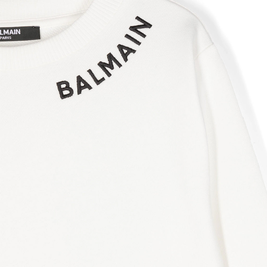 Balmain Kids Logo T-shirt Dress