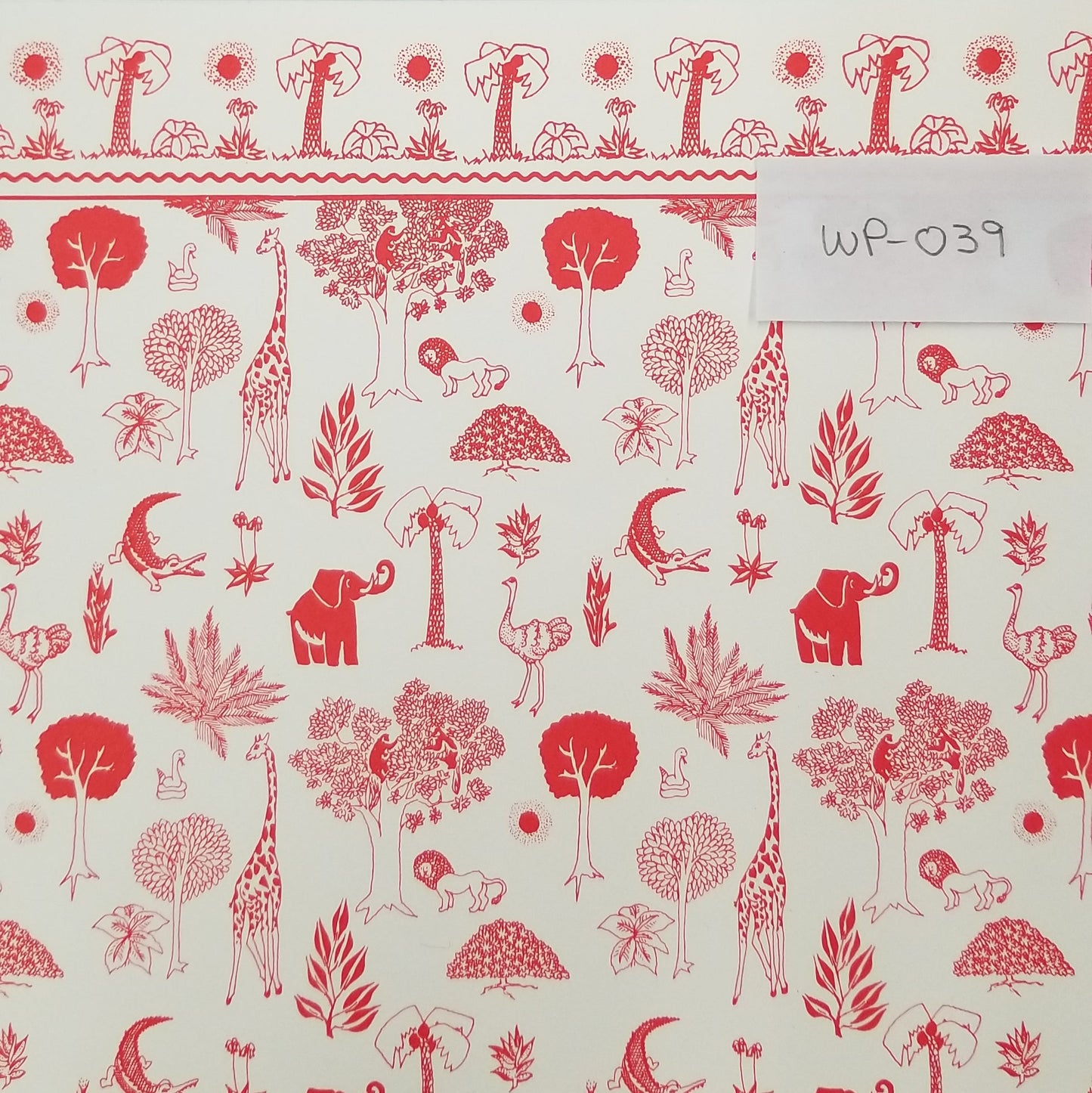 African Safari in Red by J. Hermes