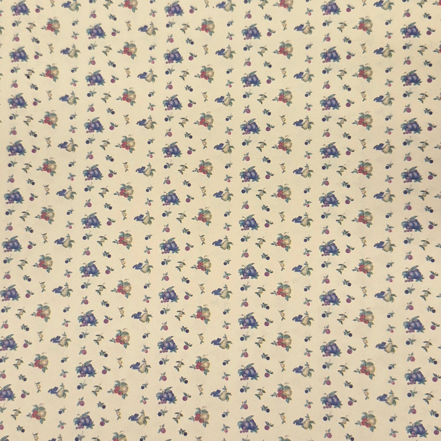 Fruit Sprays on Pale Yellow Background - Wallpaper