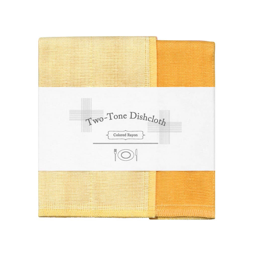 Nawrap Two-Tone Dishcloth - Banana