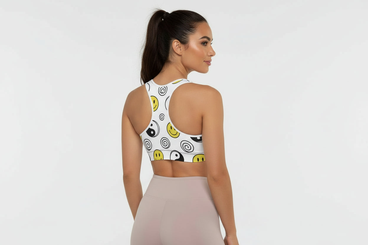 GymBumUK Happiness Padded Sports Bra