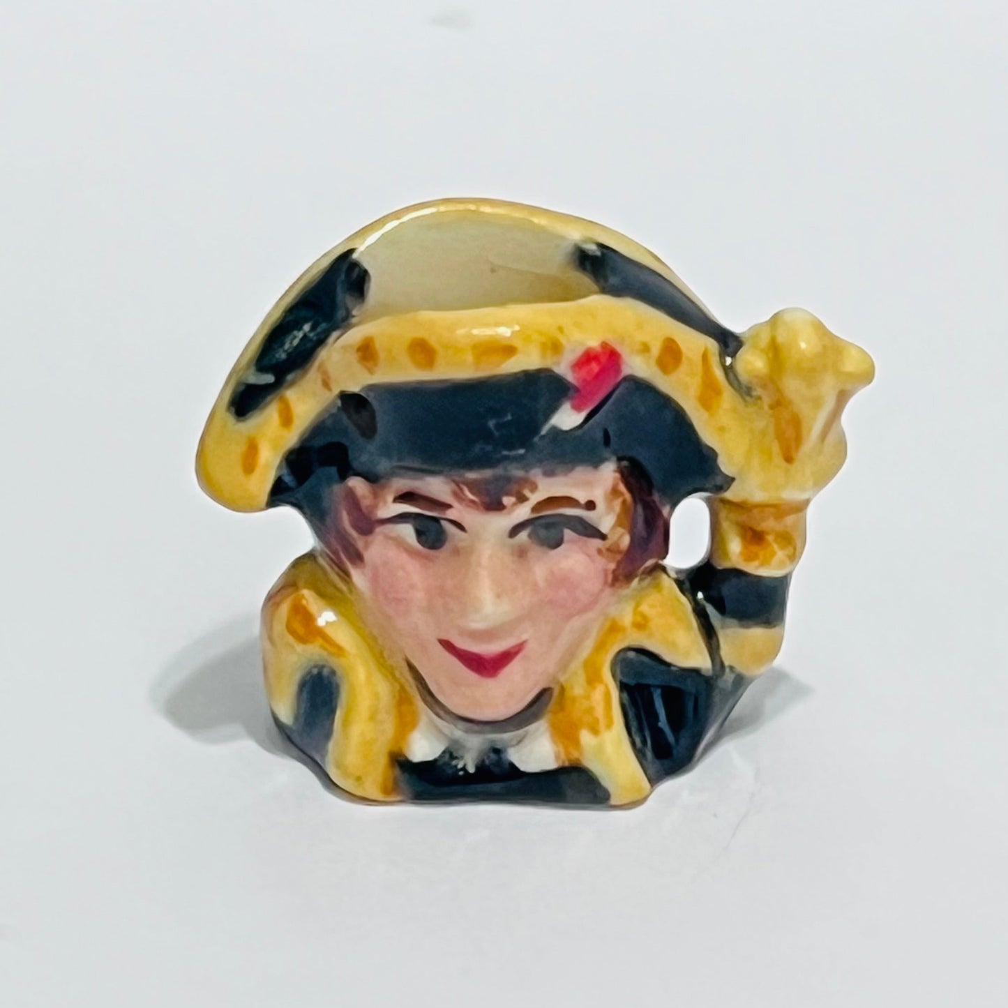 Pirate Toby Jug - Ceramic - 1/2 Scale Dollhouse Miniature