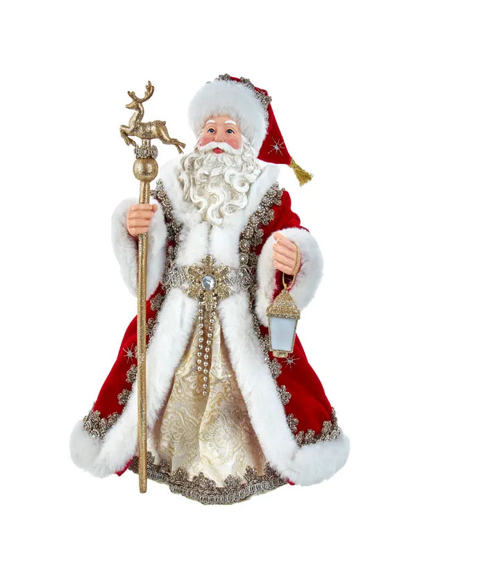 10.5" Fabriché⢠Regal Red Santa