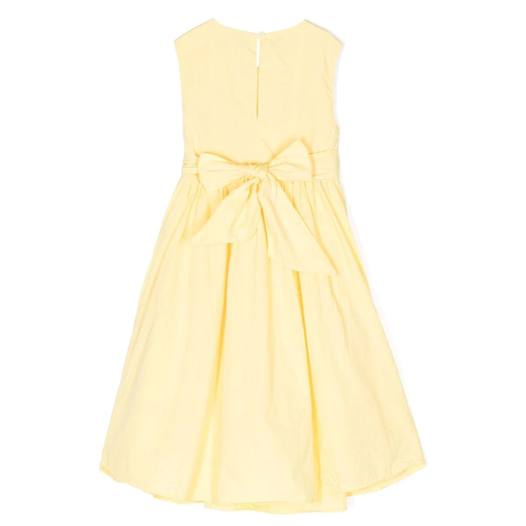 Bow-Detail Sleeveless Dress