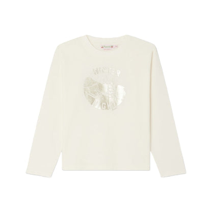 Bonpoint Graphic Print Long Sleeve  T-shirt