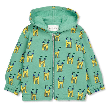 Bobo Choses Faraway Castle All Over Zipped Sweatshirt