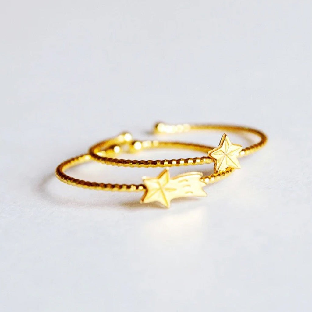 Adorabili Duo of Star Rings