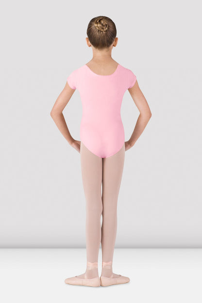 CL5602 - Girls Candy Pink Dujour Cap Sleeve Leotard - Select Size