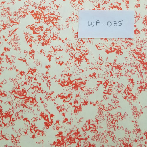 Full Wall of Flowers / Red