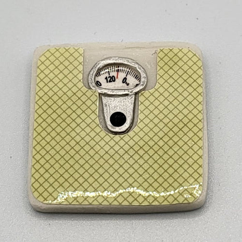 Bathroom Scale - Green - 1/12 Scale Dollhouse Miniature
