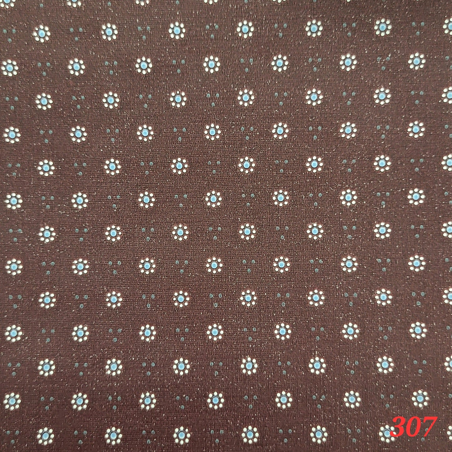 Maroon with White Dot Flowers Wallpaper