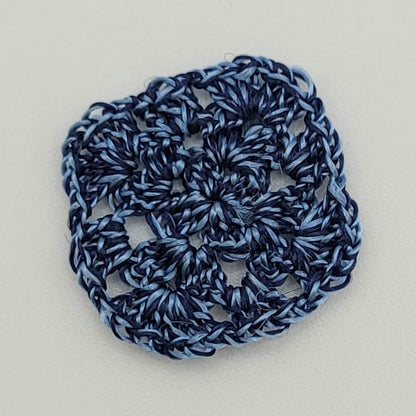 Crocheted Granny Squares - Various - 1/2" x 1/2"  - 1/12 Scale Dollhouse Miniature