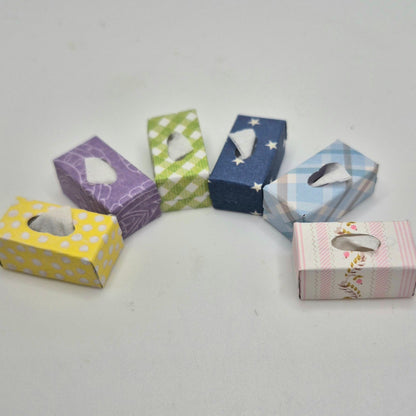 One Box of Facial Tissue - 1/12 Scale Miniature