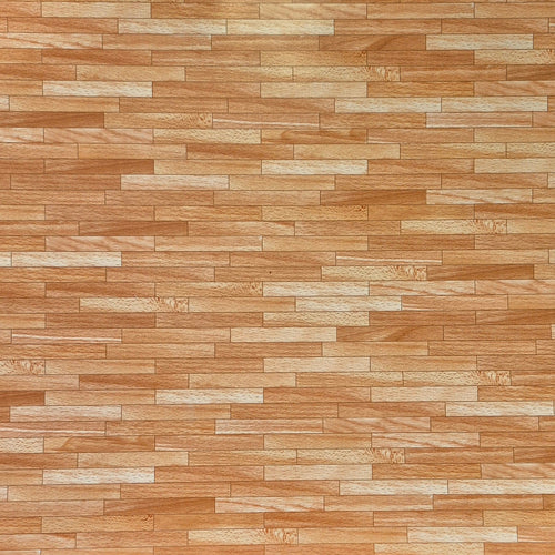 Faux Flooring - Gloss Finish on Paper - 1/12 Scale Dollhouse Miniature