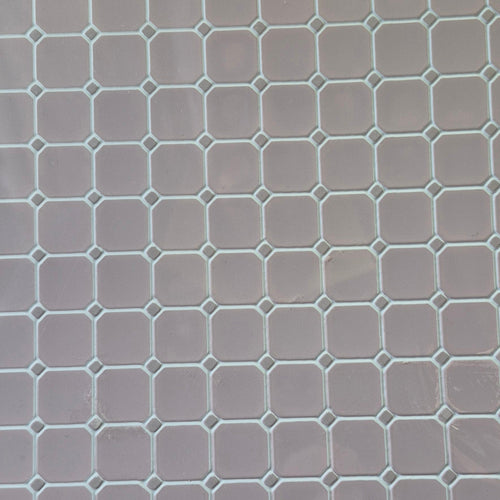 Georgetown Pink Tile Floor - Styrene -11/16" Squares - 1/12 Scale Dollhouse Miniature