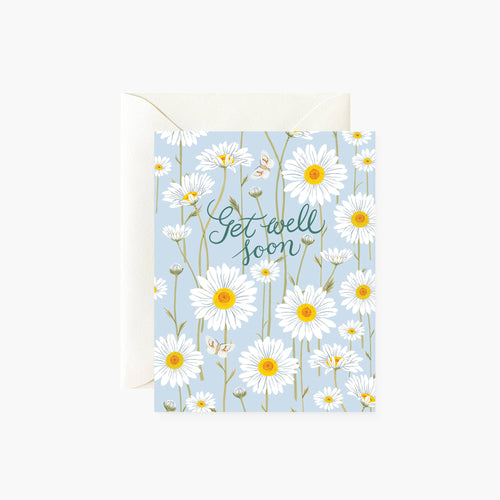 Daisy Get Well Soon Card - Botanica Paper Co.