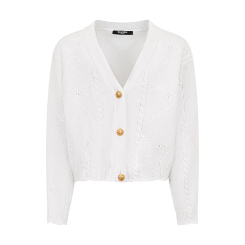 Balmain Kids Knit Cardigan