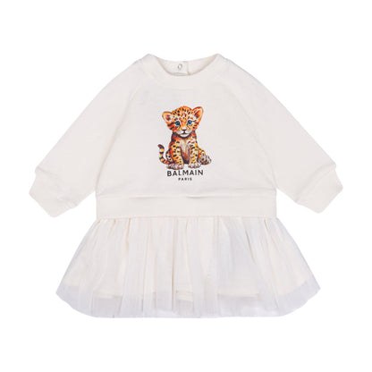 Balmain Kids Flared Dress