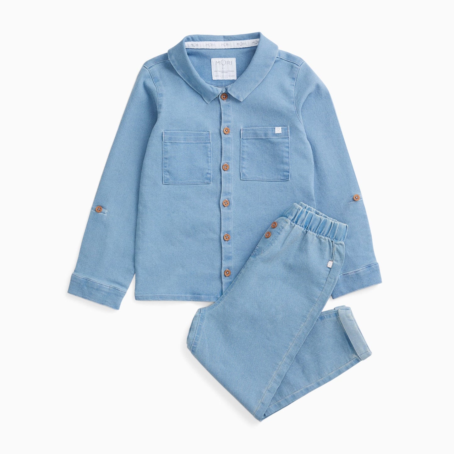 Everyday Denim Shirt & Trousers Outfit