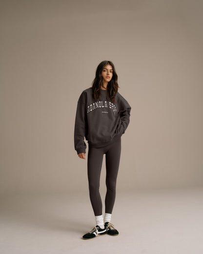 AS Oversized Sweatshirt - Washed Coffee Bean