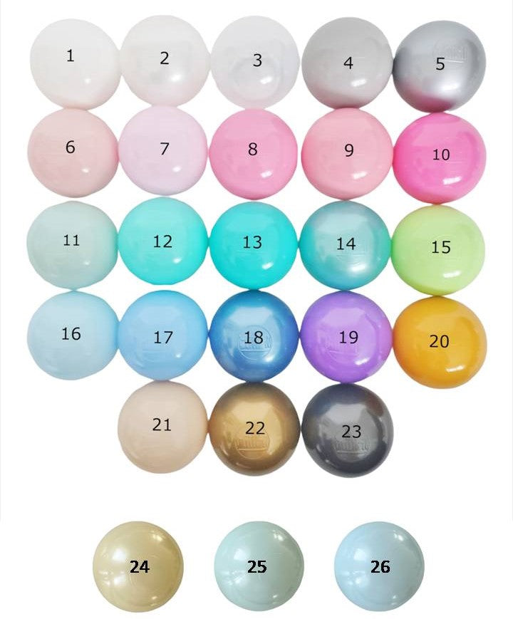Monio - Beige Boucle Ball Pit + Balls (colour of your choice)
