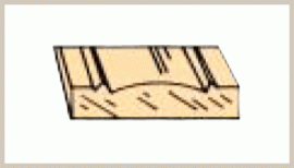 Basswood - Trim - 1/4" Door and Window Casing DCA8