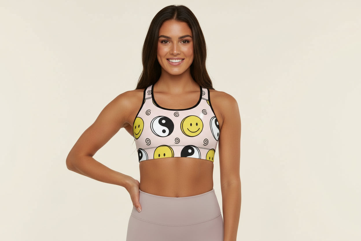 GymBumUK Happiness Padded Sports Bra