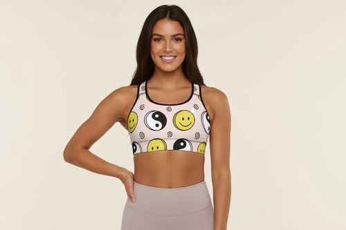 GymBumUK Happiness Padded Sports Bra