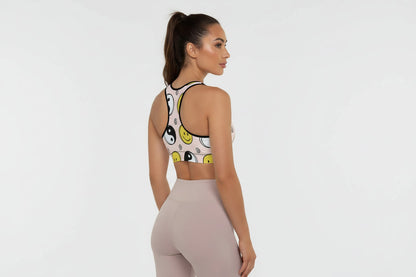 GymBumUK Happiness Padded Sports Bra