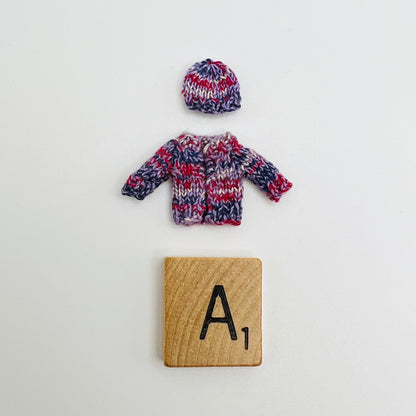 Knitted Sweater and Hat by Linda McTier