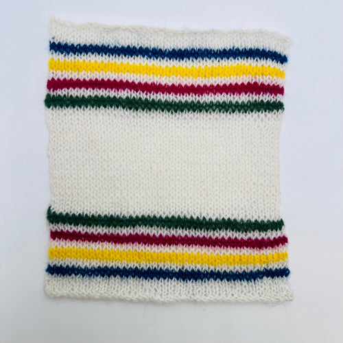 Iconic Canadian Wool Blanket - 1/12 Scale Dollhouse Miniature