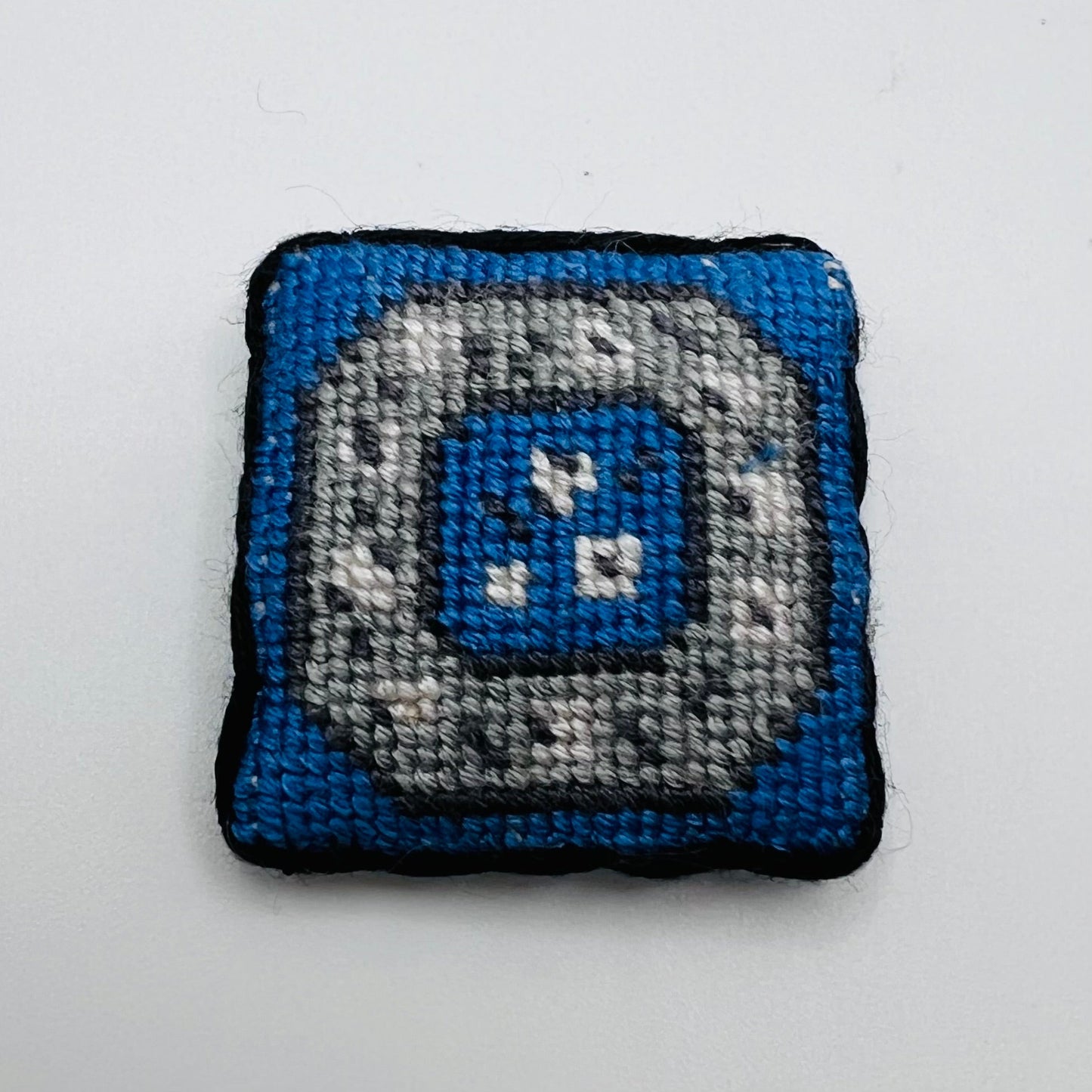 Cross Stitched Cushion -  1/12 Scale Dollhouse Miniature