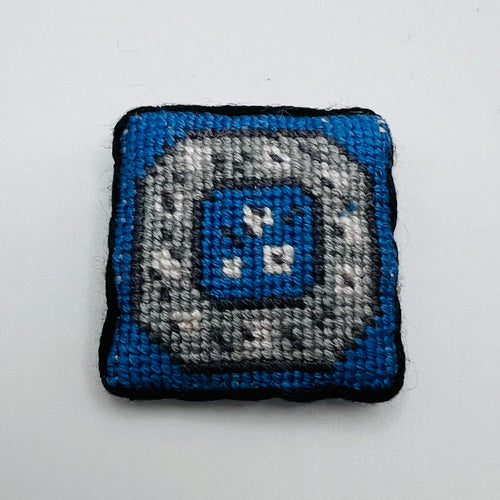 Cross Stitched Cushion -  1/12 Scale Dollhouse Miniature