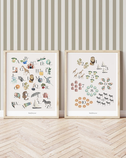 Count With Me - Numbers Art Print