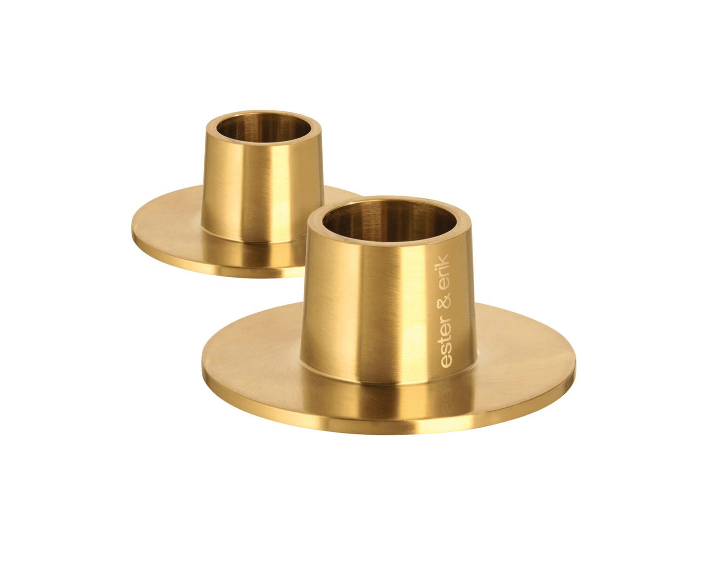 Ester & Erik Gold Matt Candleholder