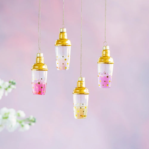 Cocktail Shaker Ornament - Select Style