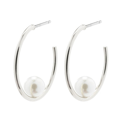 PILGRIM Eline Pearl Hoop Earrings
