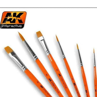 Paint Brushes from AK Interactive - Small Scale Painting
