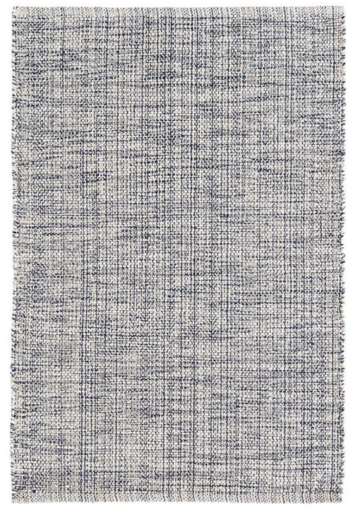 Dash & Albert - Woven Cotton Rug, Marled Indigo