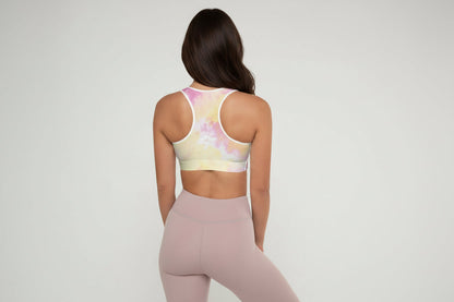 The Gymbum UK QuickDry Tie Dye Padded Sports Bra