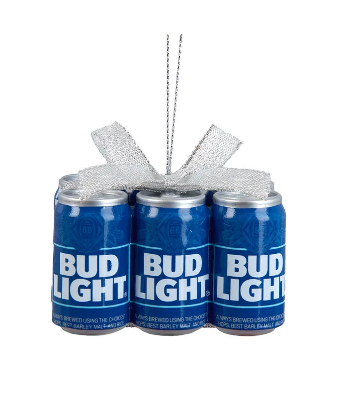 BudweiserÂ® Bud Light 6-Pack Cans Ornament
