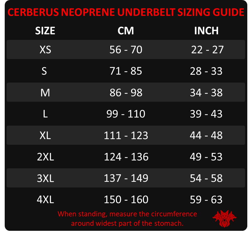 Neoprene Underbelt (7mm)