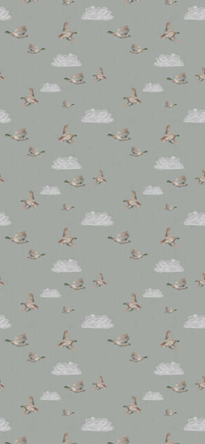 Flying Mallards Wallpaper