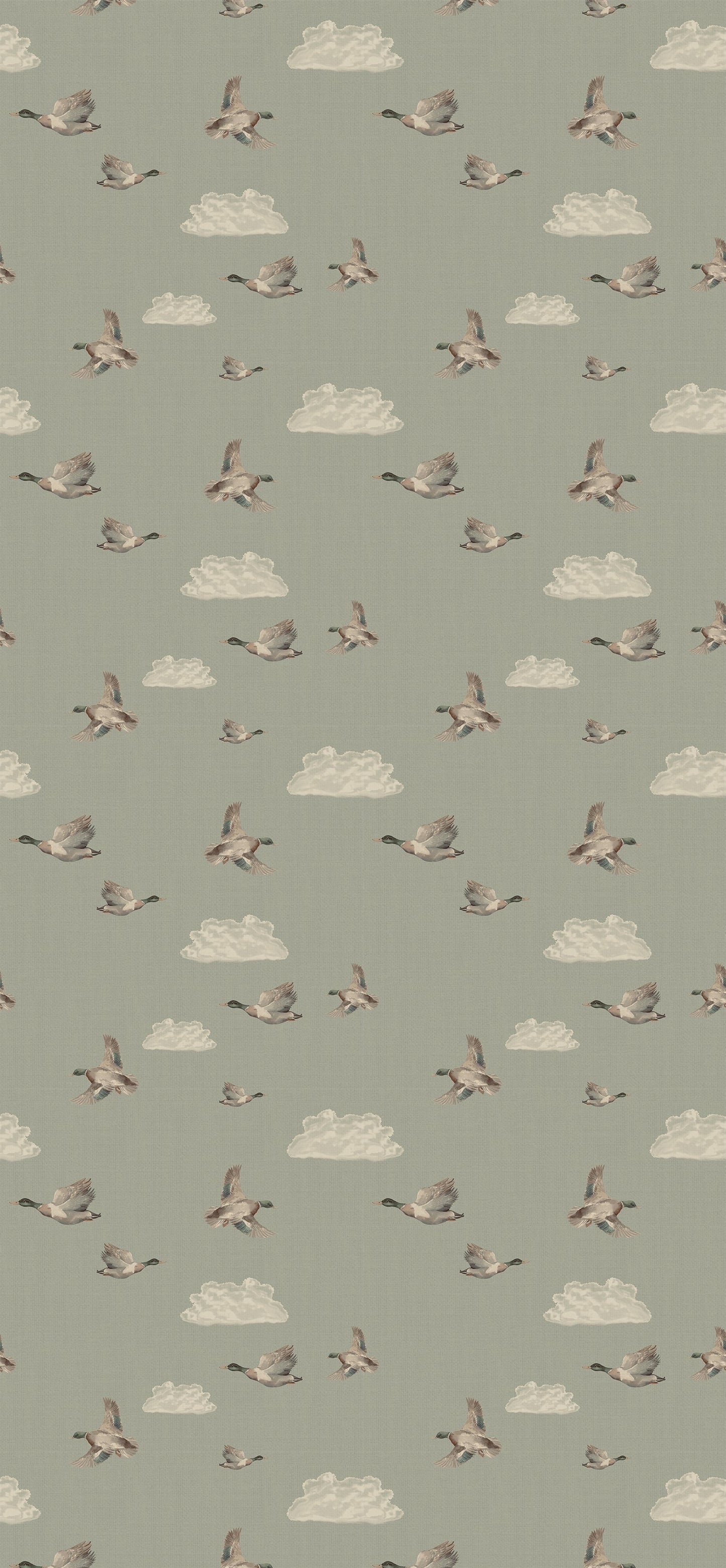 Flying Mallards Wallpaper
