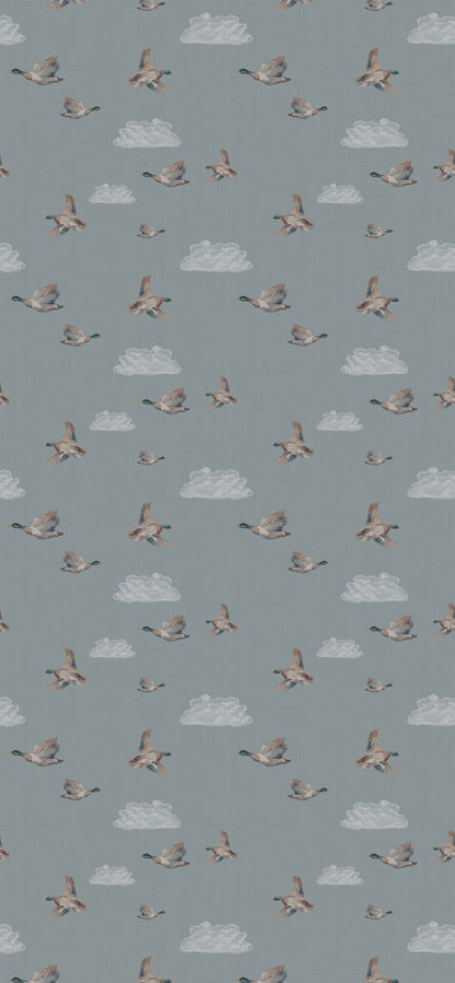 Flying Mallards Wallpaper