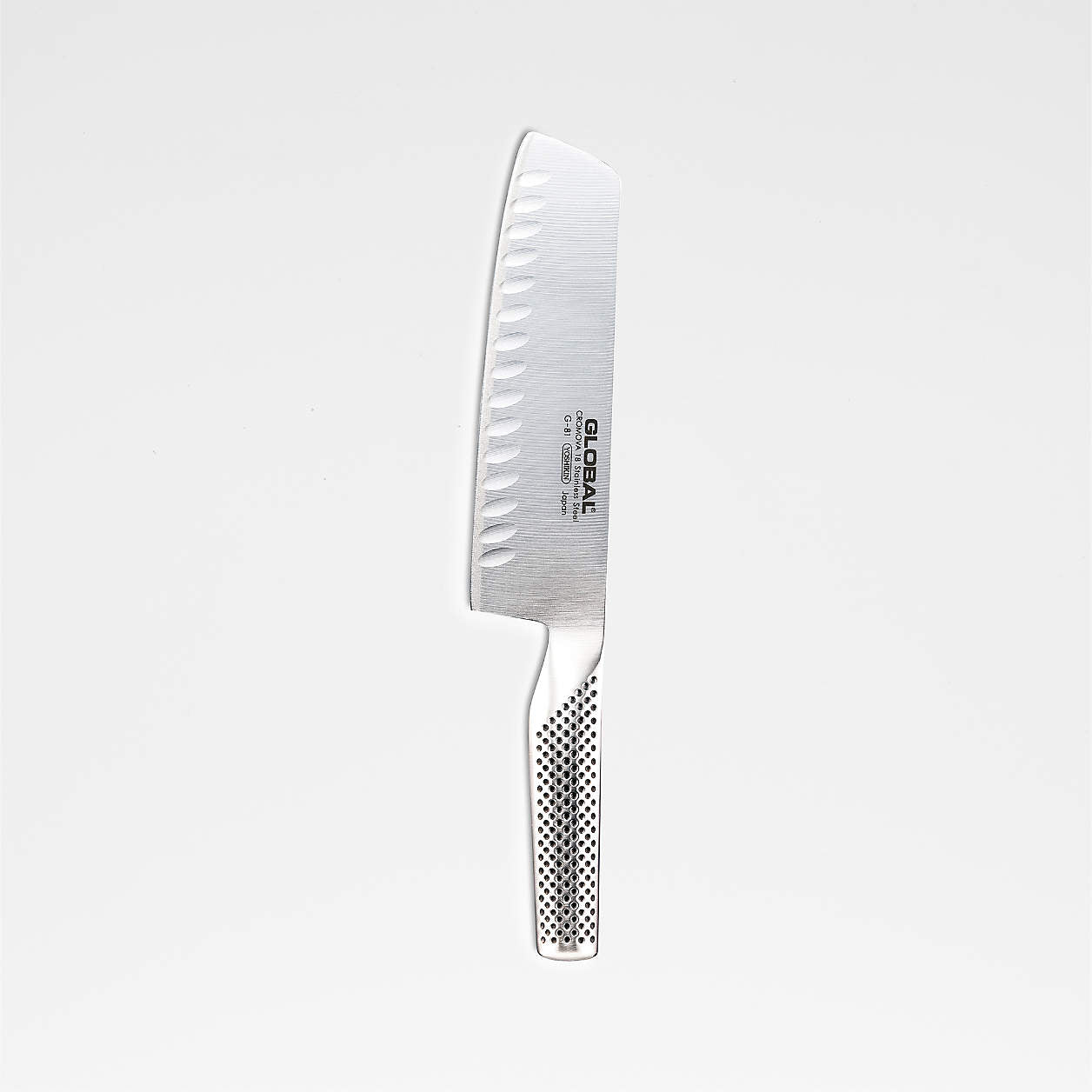 Global Classic Vegetable Knife, Hollow Ground 7"