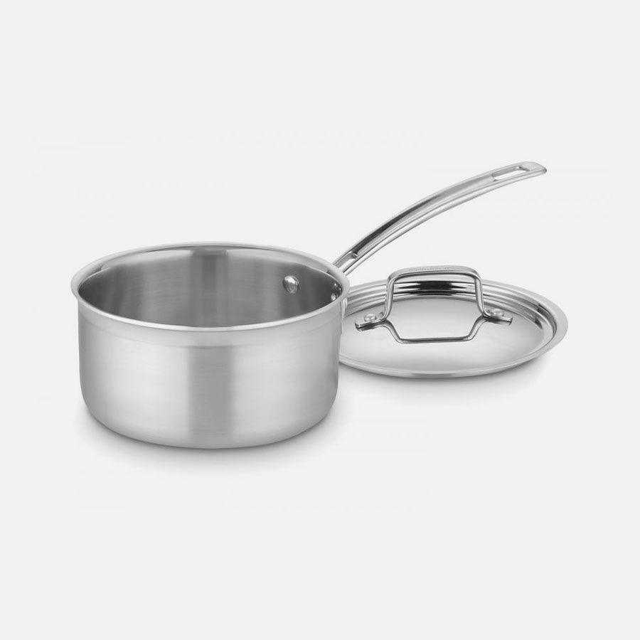 mysite Cuisinart MultiClad Pro Triple Ply Stainless Cookware - 2 Qt Saucepan with Lid