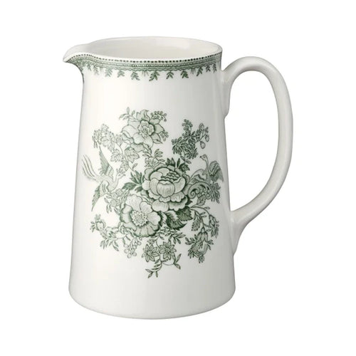 Burleigh Dark Green Asiatic Pheasants Tankard Jug Medium