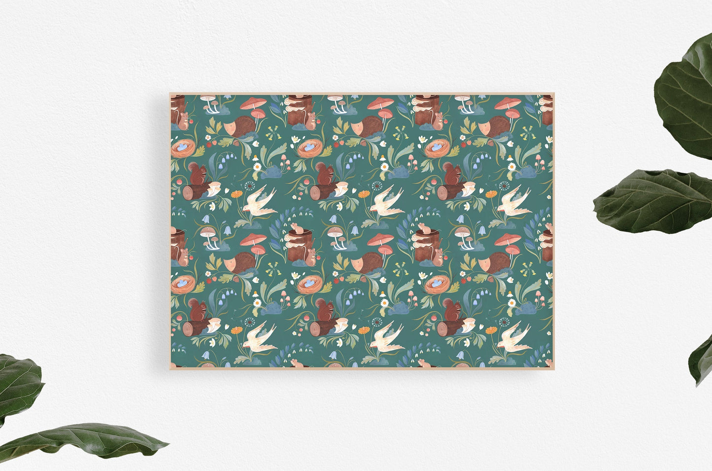 Mushroom Forest Mural