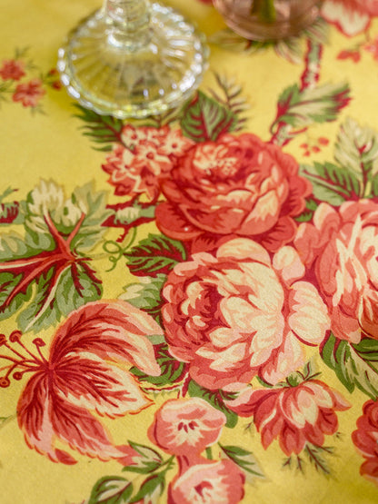 April Cornell – Rosemary Tablecloth, Yellow